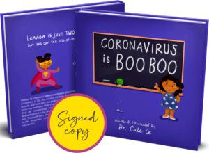 Coronavirus is Boo Boo children's book image