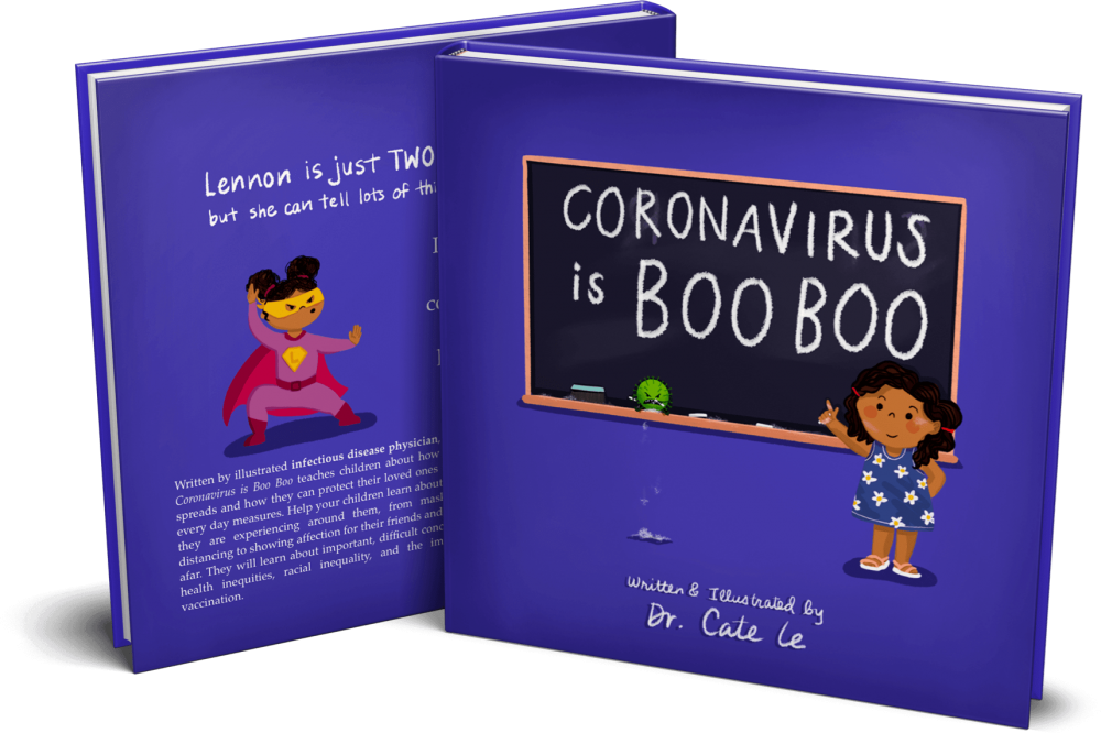 Coronavirus is Boo Boo children's book image